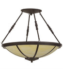 Meyda 30"W Commerce LED Semi-Flushmount - 146575