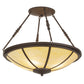 Meyda 30"W Commerce LED Semi-Flushmount - 146575