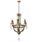 Meyda 26"w Antonia 6 Lt Chandelier- 146785