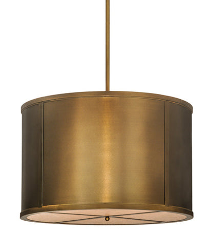 Meyda 36" Wide Cilindro Drum LED Pendant - 148673