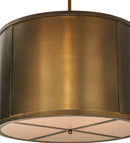 Meyda 36" Wide Cilindro Drum LED Pendant - 148673