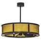 Meyda 36.5" Wide Smythe Craftsman Chandel-Air- 149288