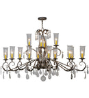 Meyda  62" Long Windsor 14 Light Oblong Chandelier- 149437