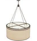 Meyda 48"W Cilindro Circle X Textrene Pendant'150294
