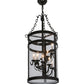 Meyda 15"w Cilindro Espiral Led Pendant - 150323