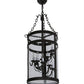 Meyda 15"w Cilindro Espiral Led Pendant - 150323