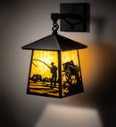 Meyda 8" Wide Stillwater Fly Fishing Creek Hanging Wall Sconce '150682