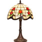 Meyda 19" High Roseborder Table Lamp- 151293
