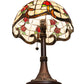 Meyda 19" High Roseborder Table Lamp- 151293