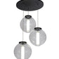 Meyda 34"w Bola Cilindro 3 Lt Cascading Pendant - 152074