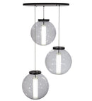 Meyda 34"w Bola Cilindro 3 Lt Cascading Pendant - 152074