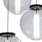Meyda 34"w Bola Cilindro 3 Lt Cascading Pendant - 152074