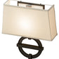 Meyda 14.5"w Equatore Wall Sconce- 153344