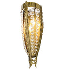 Meyda 7" Wide Chrisanne Crystal Wall Sconce- 154700