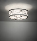 Meyda 24" Wide Revival Deco Flushmount '15514