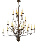 Meyda 54"W Sycamore 22 LT Chandelier '156313