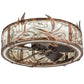 Meyda 36"W Lady Slipper Chandel-Air- 156703