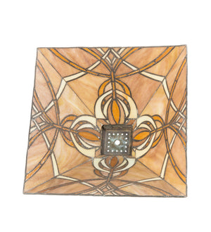 Meyda 13" Square Glasgow Bungalow Shade '156822