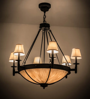 Meyda 36"W Freya 6 LT Chandelier '157167