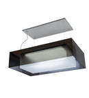 Meyda 48" Long Quadrato Shadow Box LED Oblong Pendant- 157722