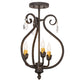Meyda 12"w Antonia 3 Lt Chandelier- 157891