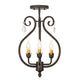 Meyda 12"w Antonia 3 Lt Chandelier- 157891