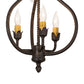 Meyda 12"w Antonia 3 Lt Chandelier- 157891