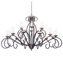 Meyda 72" Wide Sienna 18 Light Two Tier Chandelier '157991