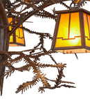 Meyda 48" Wide Pine Branch Valley View 8 Light Chandelier '158067