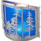 Meyda 15"w Tall Pines Wall Sconce - 158830