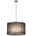 Meyda 24"w Cilindro Shimmer Pendant- 159261