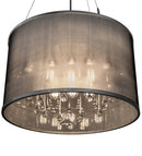 Meyda 24"w Cilindro Shimmer Pendant- 159261