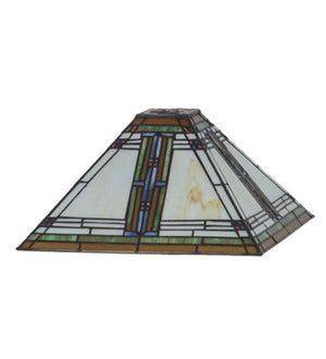 Meyda 14" Square Nevada Shade '159891