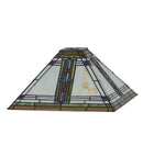 Meyda 14" Square Nevada Shade '159891