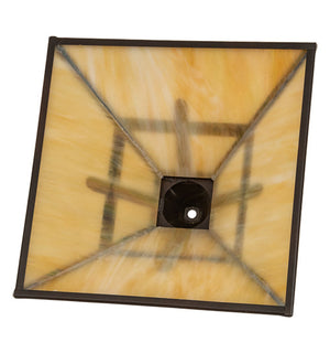 Meyda 13" Square Cross Mission Shade '16013