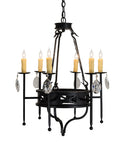 Meyda 24" Wide Gina 6 LT Chandelier- 160742