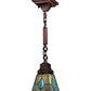 Meyda 5"Sq Mackintosh Leaf Mini Pendant '16080