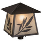 Meyda 16"sq Stillwater Willow Branch Post Mount- 160868
