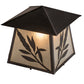 Meyda 16"sq Stillwater Willow Branch Post Mount- 160868