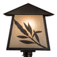 Meyda 16"sq Stillwater Willow Branch Post Mount- 160868