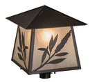 Meyda 16"sq Stillwater Willow Branch Post Mount- 160868