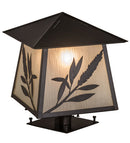 Meyda 16"sq Stillwater Willow Branch Post Mount- 160868