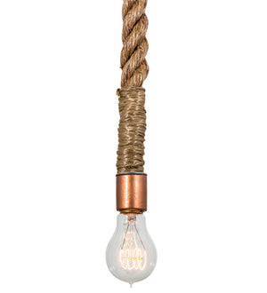 Meyda 5"W Rope Mini Pendant '160905