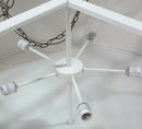 Meyda 48"w Cilindro Circle X Textrene Pendant - 161031