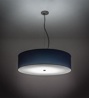 Meyda 30"W Cilindro Textrene Pendant '161670