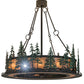 Meyda 48"W Tall Pines Chandel-Air- 162413