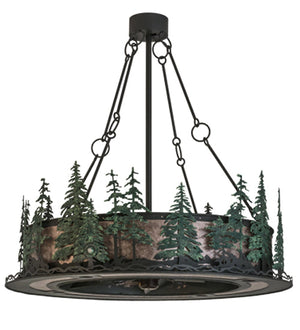 Meyda 48"W Tall Pines Chandel-Air- 162413