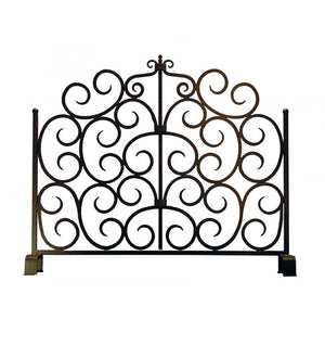 Meyda 46" Wide Mediterranean Fireplace Screen '162752