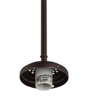 Meyda 24"W Mahogany Bronze 3 LT Cascading Pendant Hardware '162955