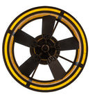 Meyda 36"W Cowboy & Steer Chandel-Air- 163131